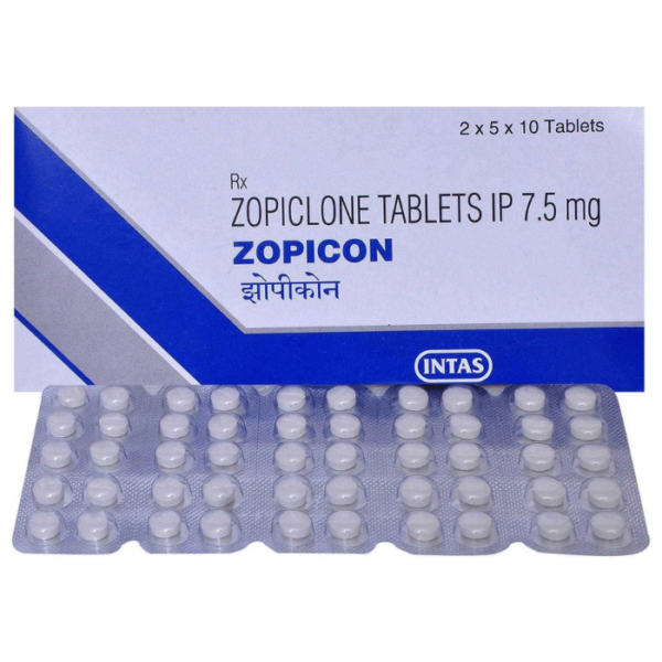 ZOPICLONE ZOPICON INTAS 7 5 MG