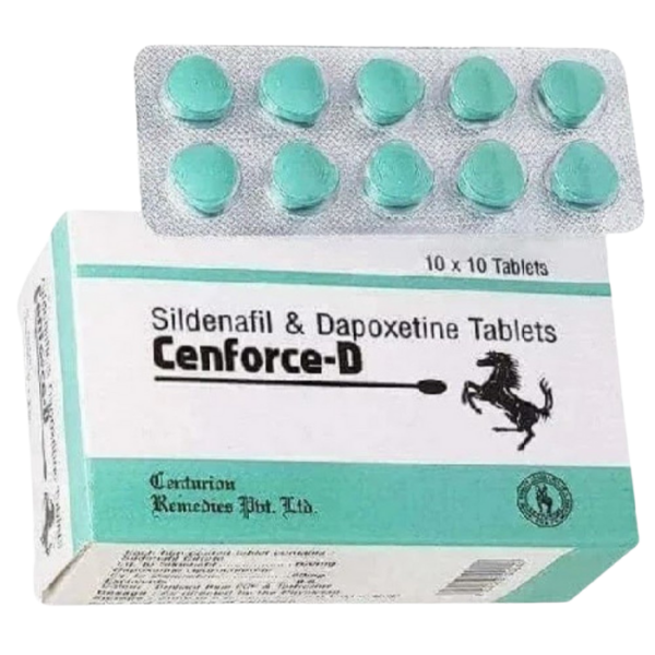 SILDENAFIL CENFORCE D (SILDENAFIL 100MG + DAPOXETINE 60 MG) 160 MG