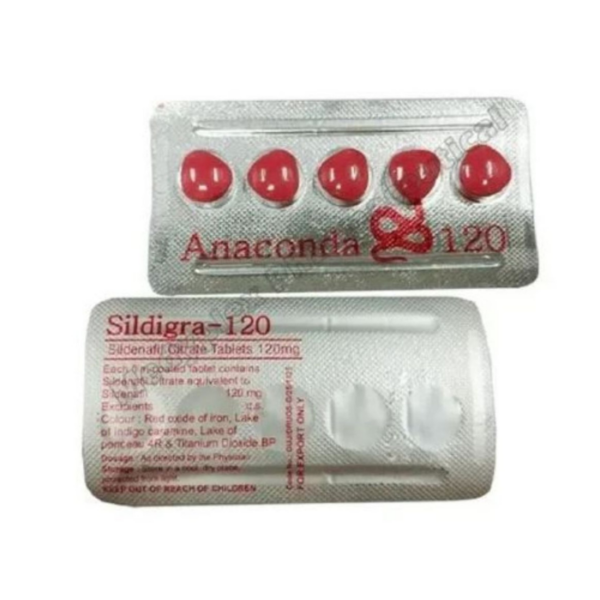 SILDENAFIL SILDEGRA (ANACONDA) 120 MG