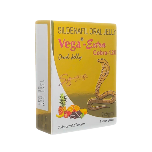 SILDENAFIL VEGA EXTRA (7 SACHETS PER BOX) 120 MG